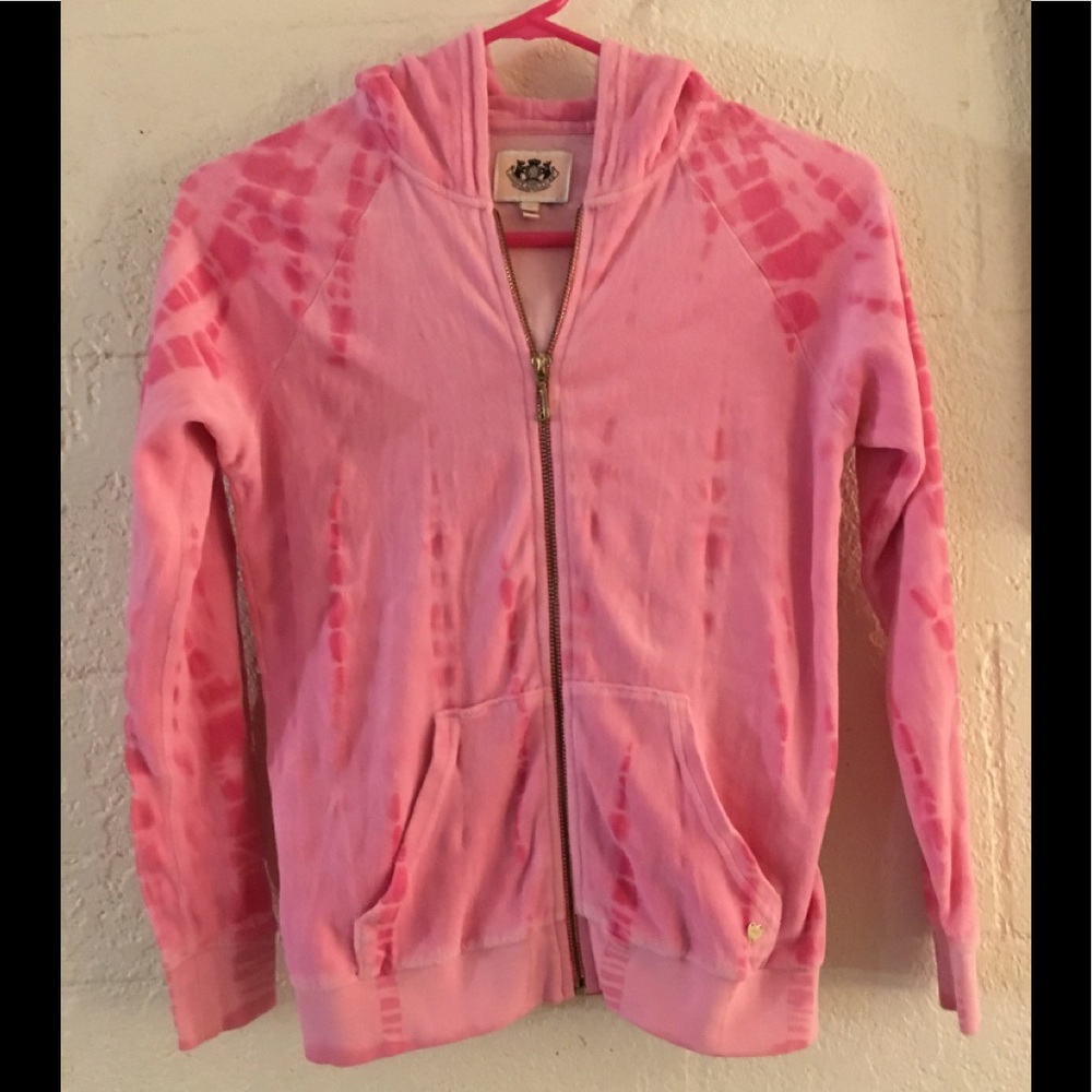 Girls Size 12 Juicy Couture Hooded Zippered Jacket